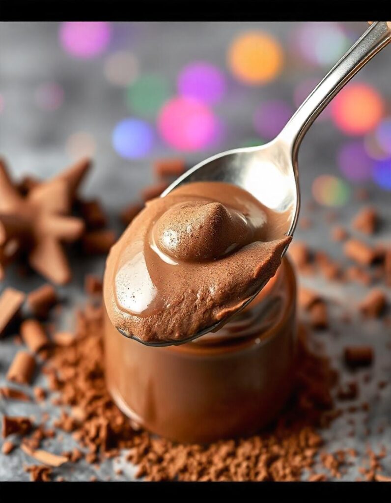 Hight protein desserts: Chocolate Mousse